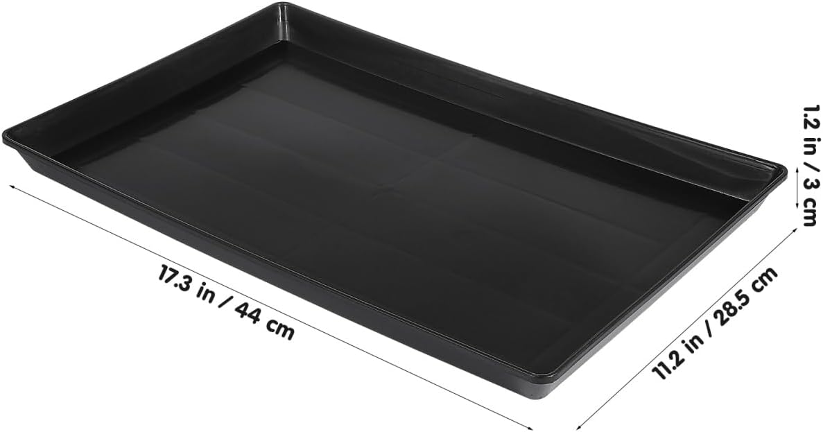 Garneck 2Pcs Plastic Dog Crate Tray Replacement - Durable Bottom Tray for Dog Kennels - Rabbit Cages and Small Pets 41x27cm Size Easy for Pet Training and Preventing
