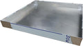Oil Drip Tray & HVAC Drain Pan – 304 Stainless Steel 0.8mm Tray for Dog Crate Liners & AC Unit Leakage Without Drain Port