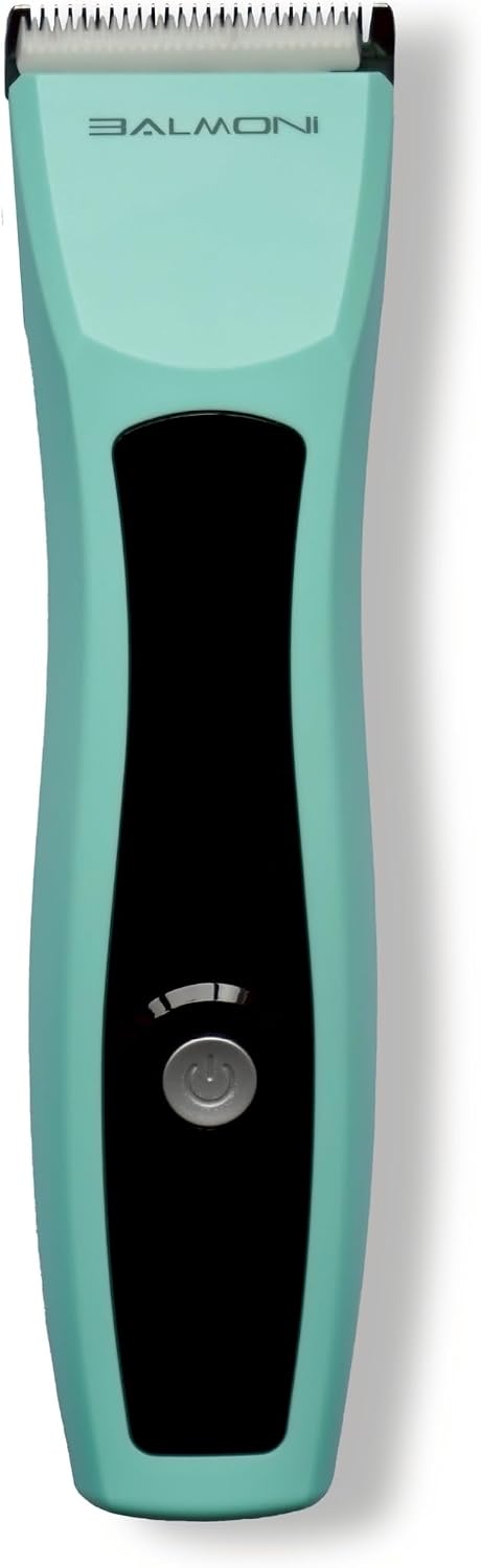 Cordless Pet Trimmer for Dogs & Cats – Rechargeable Grooming Clipper with Detachable Metal Blade, Low-Noise Motor, Supports Optional Blade Lengths (Parent) (Green, Single)