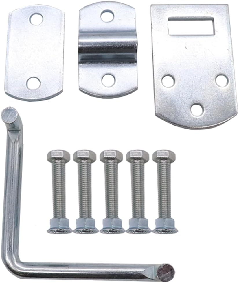 Boxer Truck Corner Gate Latch Sets w/Bolts & Screws - Truck Stake Bed Latches Bracket Set for Utility Trailer, Stake Body Gates, Sheds, Wood, Trucks, & Trailers - Heavy Duty - 2 Set