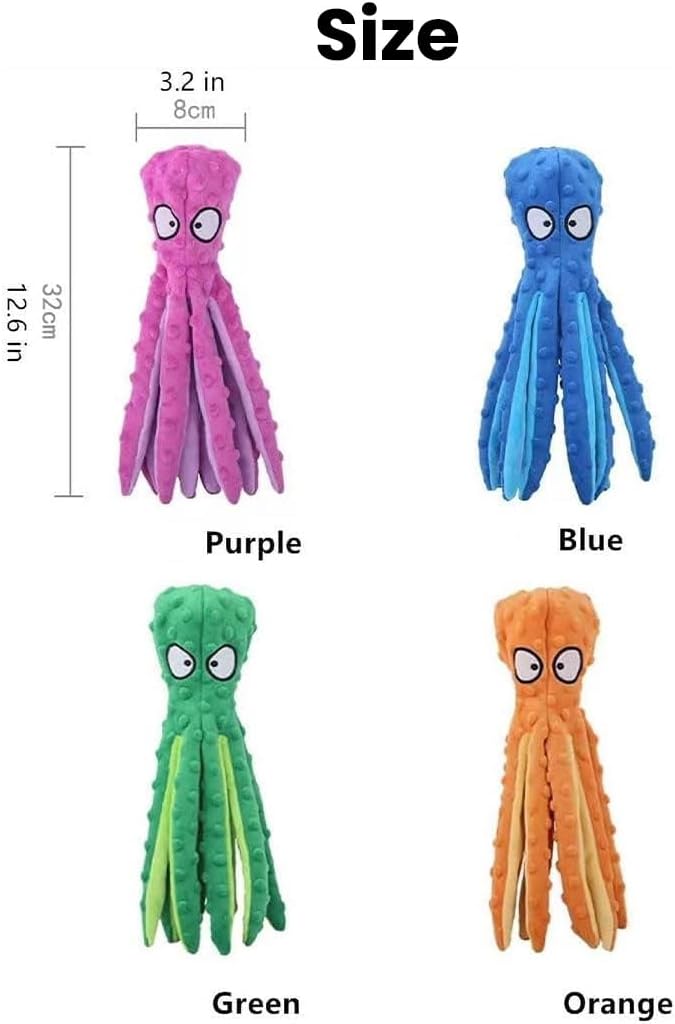 2025 New Upgrade Interactive Chew Pet Toy No Stuffing Bite-Resistant Squeaky Perfect for Puppies, Small and Medium Dogs (2pcs E)