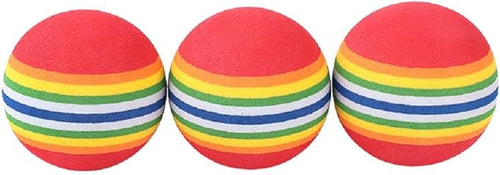 12PCS Foam Balls for Cats, Colorful Rainbow Cat Toy Sponge Balls Soft Pet Toy