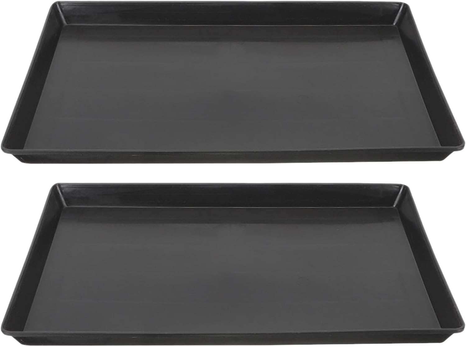 DECHOUS 2pcs Plastic Bottom Replacement Tray for Dog Crate and Animal Kennel, Leakproof Abs Pan with Easy Assembly, Hygienic and Sturdy Dog Crate Replacement Tray for Indoor Use