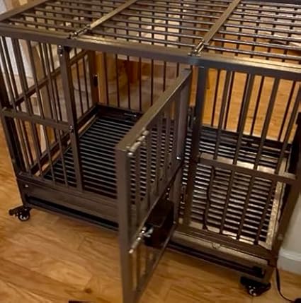 Easy Out Automated Pet Crate Opener for Single or Double Latch Crates, Activated by Remote Control or Wi-Fi Smart Plug, Model EODP1