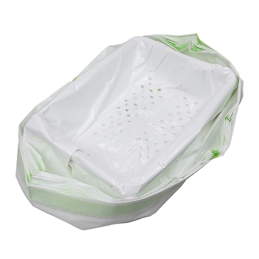 HANABASS 7pcs Cat Litter Filter Bags Pet Waste Disposal Bags Design for Litter Box Maintenance