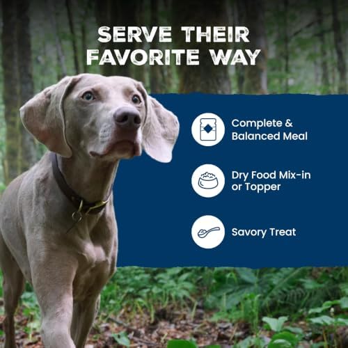 Blue Buffalo Wilderness Trail Toppers Variety Pack Wet Dog Food 3 oz, 12 ct | High Protein, Chicken Bites & Beef Bites (6 of Each), Grain-Free Recipes, Helps Support Daily Hydration