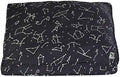 Molly Mutt Sheepy Wool-Filled Crate Pad, GOTS-Certified 100% Organic Cotton Canvas Cover with Soft 100% Natural Wool Insert, Ideal for Dog Bed or Kennel, Rocketman, 54" x 37" x 2.5"
