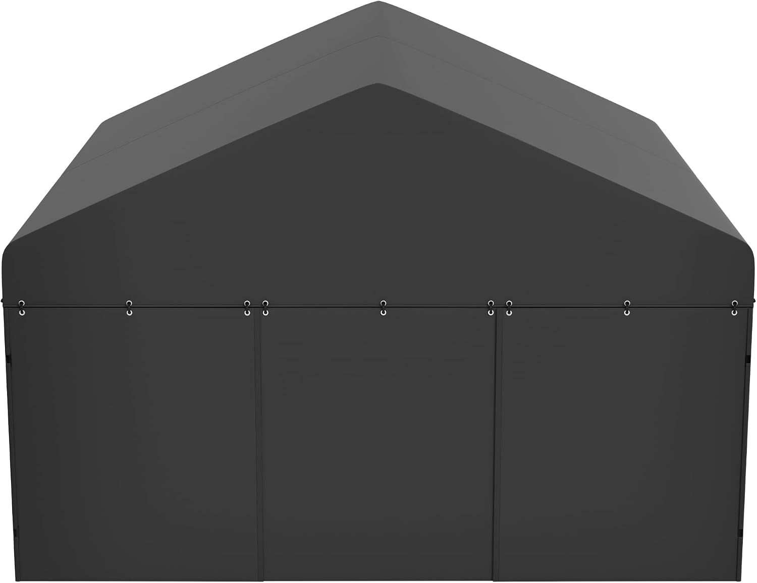 Petony Outdoor Dog Kennel Steel Ideal Dog Fence for Medium/Small Dogs Anti-Rust Coating Cage with Roof All Weather Resistant Dog House with Double Locks