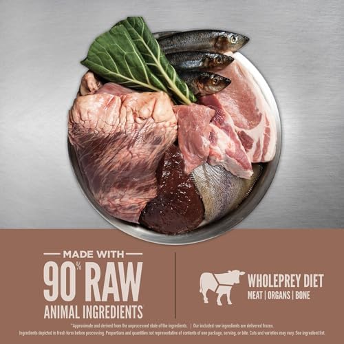 ORIJEN Epic Bites Freeze-Dried Dry Dog Food Regional Red Recipe 6oz. Bag | WHOLEPREY Ingredients, Freeze Dried, Made in the USA, Wild-Caught Fish