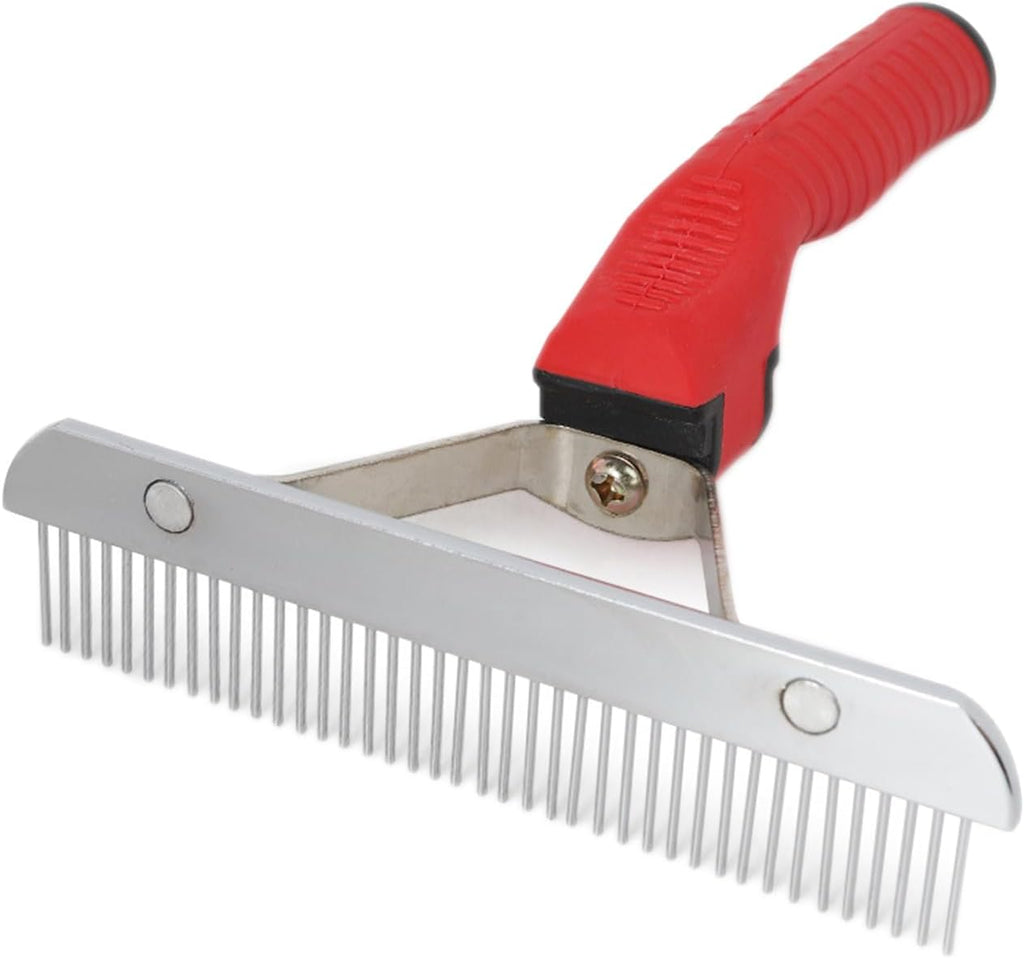 Pet Extra-Large Rake Comb Grooming Brush Deshedding Beauty Tool For Large Dogs Golden Retriever Husky German Shepherd