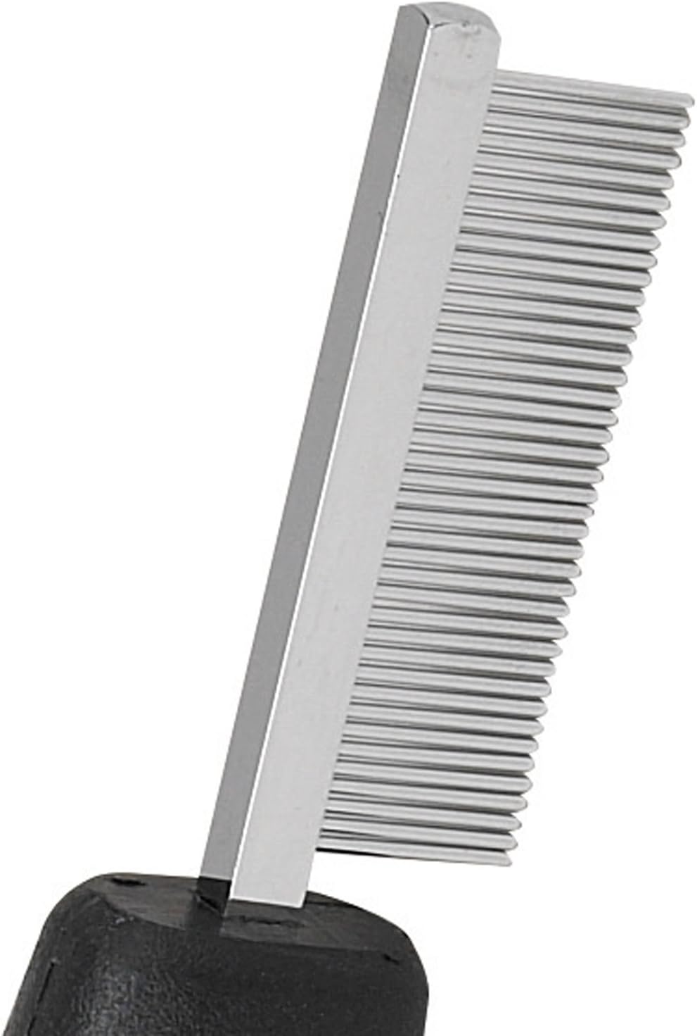 Master Grooming Tools Face & Finishing Combs — Ergonomic Combs for Grooming Dogs, 6¼", Black