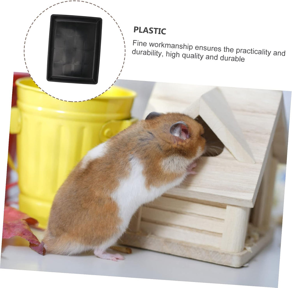 UKCOCO 1pc Rabbit Cage Manure Tray Pet Crate Tray Rabbit Pan If Rabbit Cage Liner Indoor Large Droppings Replacement Pan Removable Dog Cage Plastic Tray for Dog Crate Black