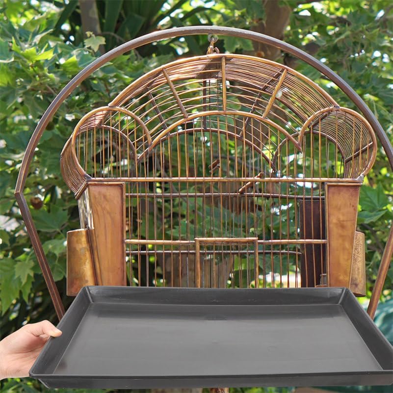 Abaodam Dog Crate Pan Replacement Leakproof Tray for Birds Dogs and Thickened Design Fits Standard Cages Pet