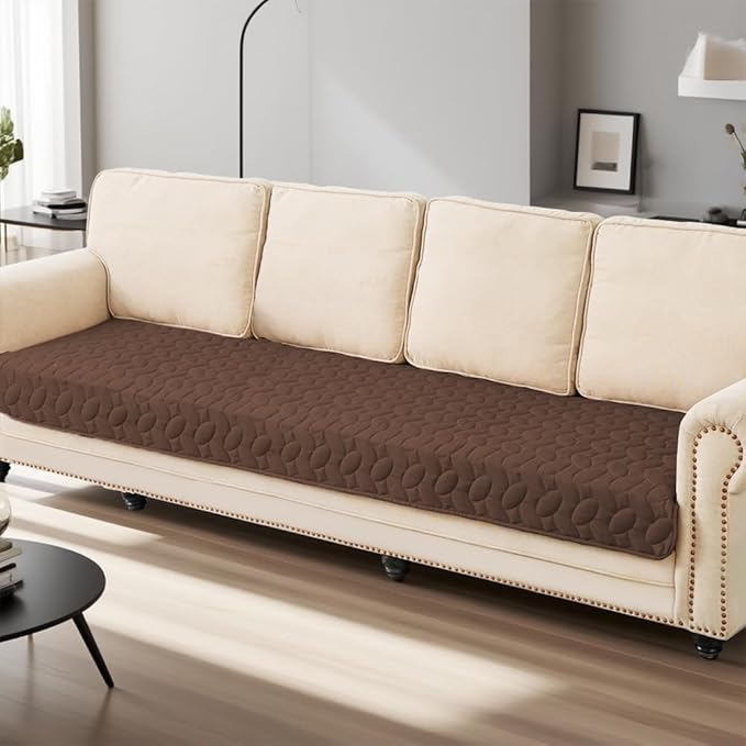 Ameritex Waterproof Pet Bed Cover Anti-Slip Dog Bed Blanket for Sofa and Furniture Waterproof New Pattern Design (Chocolate, 30x80 Inch (Pack of 1))