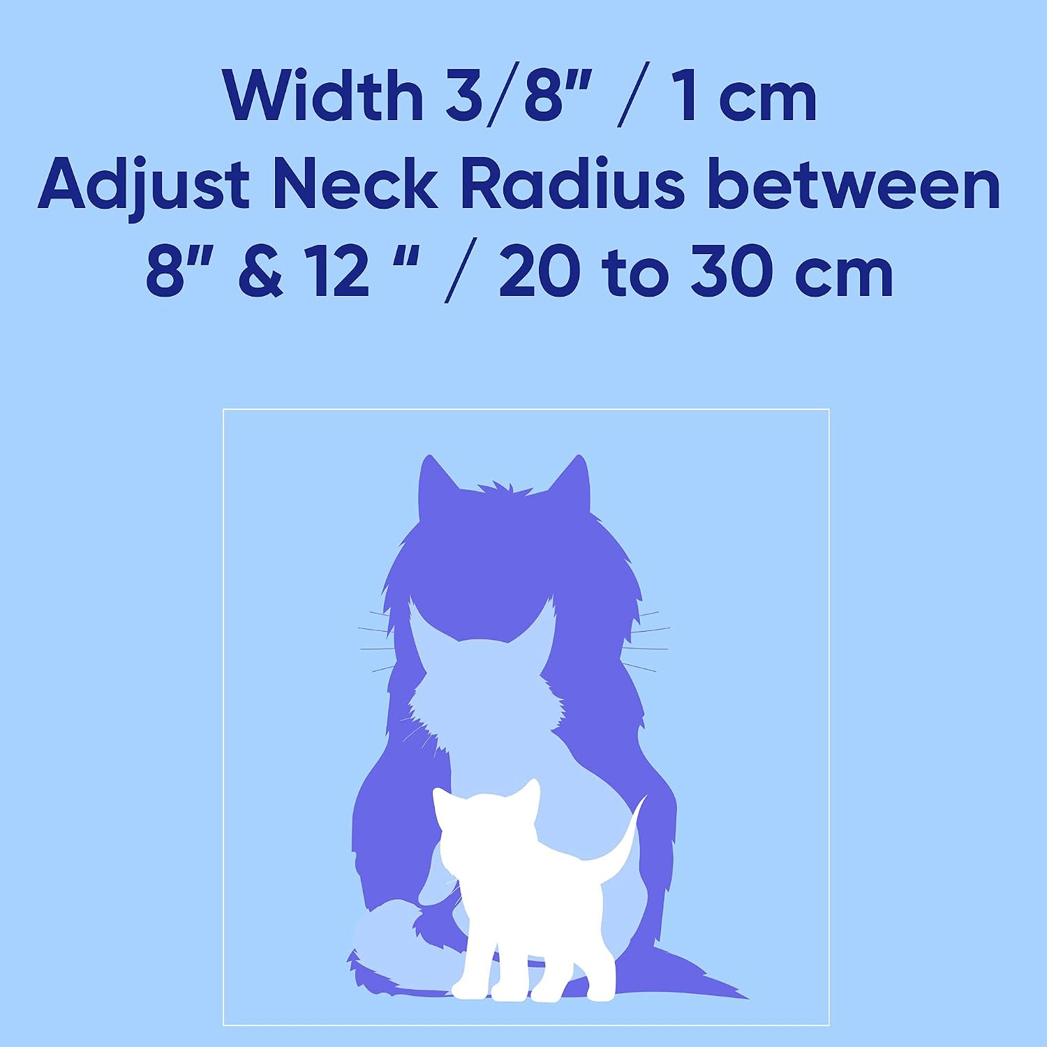 Pawtitas Pet Multicolor Cat Collar Teal/Pink/Purple with Safety Buckle and Removable Bell for Cats and Kittens