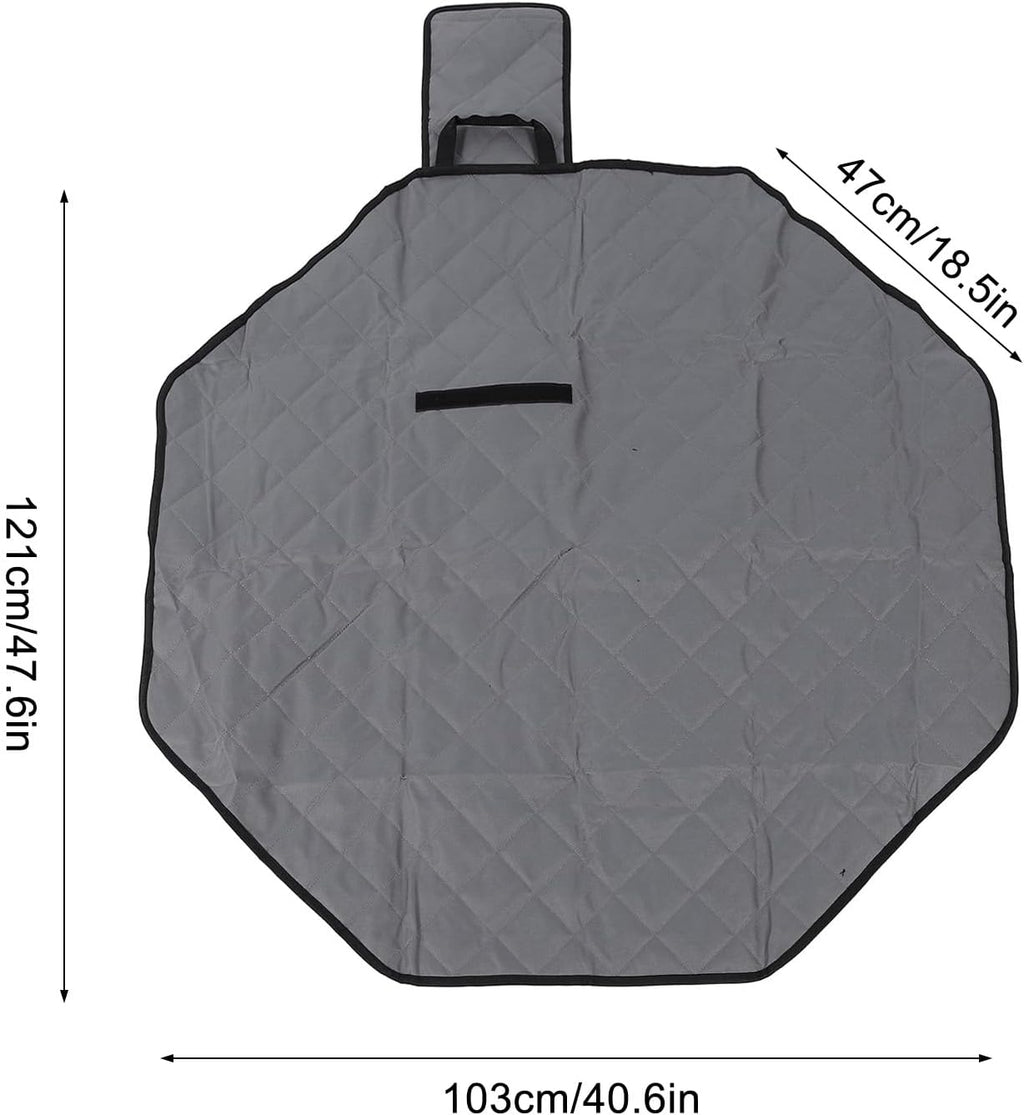 Zerodis Dog Pee Pad Washable Large Pet Training Mat 47.6 X 40.6 Inch 3 Layer Non Slip Absorbent Crate Pad for Indoor Cage Playpen Sofa Bed