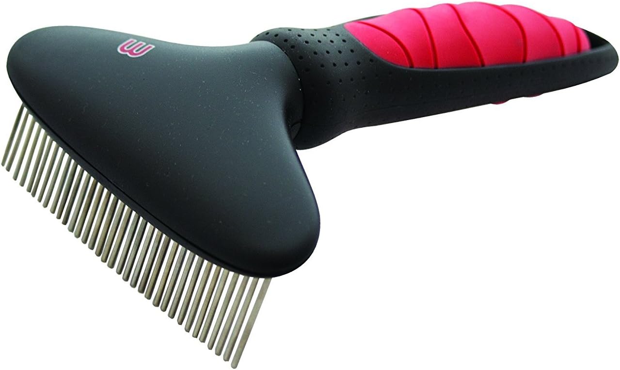 Mikki Dog, Puppy Grooming Anti Tangle Rake - Dematting Tool Removes Knots, Tangles and Matts - Large