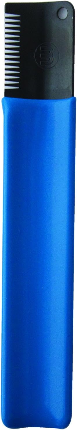 Mikki Dog, Puppy Grooming Stripping Knife - Hand Stripping Blade Tool for Coarse Hair Coats,Blue