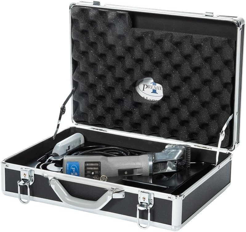 Premier 1 4000c Clipper Package | Permanent magnet motor — more torque, less heat. Includes fine blade set, locking case, oil & manual. 110V.