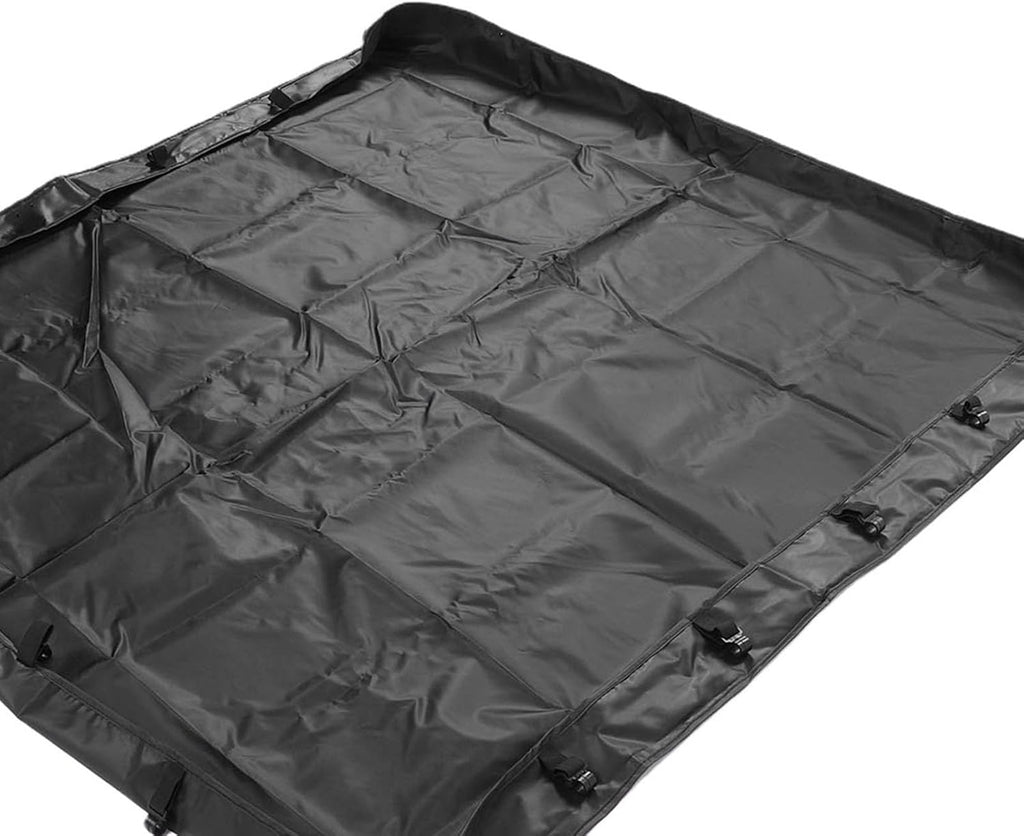 AYNEFY Dog Playpen Bottom Pad, 600D Oxford Pet Playpen Mat, Scratch Thick Floor Protector with Wipe Clean Surface for Indoor Puppy Enclosure Black (4 Sided)