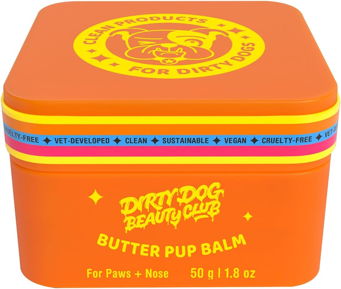 DDBC Dog Paw & Nose Balm – Skin Barrier Balm for Dogs, Lick-Safe, Vet-Developed, Protects from Hot Pavement & Harsh Weather, Unscented (1.8 oz)