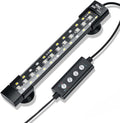 hygger 24/7 Mode Submersible Aquarium LED Light, Full Spectrum Hidden Fish Tank Light with 3 Rows Beads 7 Colors Auto On Off Sunrise-Daylight-Moonlight, Adjustable Timer Brightness 6W