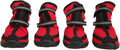 Dog Shoes for Large Small Medium Dogs, Strong Dog Hiking Shoes Breathable Adjustable Dog Boots with Anti Slip Sole Reflective Pet Paws Protectors for Hiking Walking Outdoor Floor