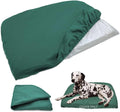 Dog Bed Cover Waterproof Replacement Machine Washable Covers for 54x44 Inch Dog Bed Heavy Duty Scratch Resistant Mattress Protector Pet Bed Cover Only Dark Green