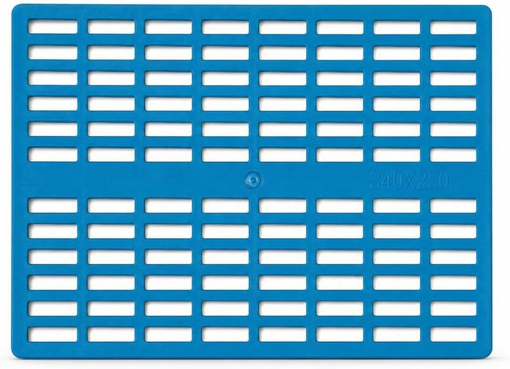 Cage Tray Prevents Mess By Allowing Waste to Drop Through Non Slip Footing Easy Maintenance Suitable for Dog crates, Blue, 34 * 25 * 1cm A Model 1