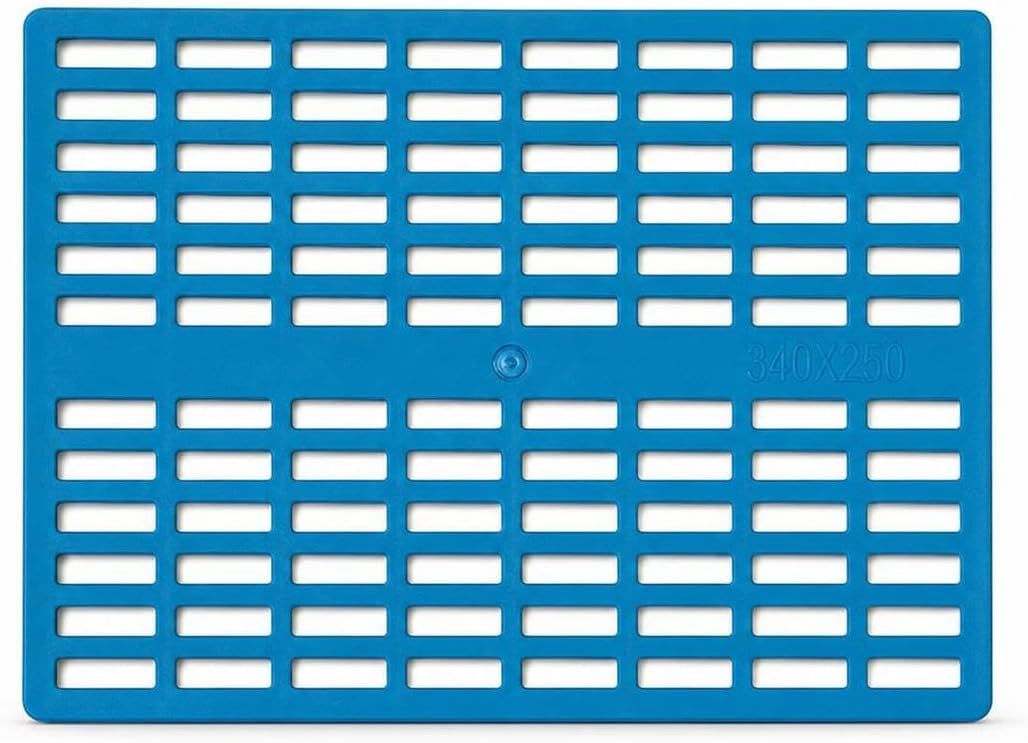 Cage Tray Prevents Mess By Allowing Waste to Drop Through Non Slip Footing Easy Maintenance Suitable for Dog crates, Blue, 34 * 25 * 1cm A Model 1