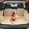 Heavy Duty Nylon Car Pet Barrier, Adjustable Dog Safety Mesh Guard for SUV, Sedans & Trucks, Breathable See-Through Net with Secure Straps, Easy Install Vehicle Divider for Pets & Cargo