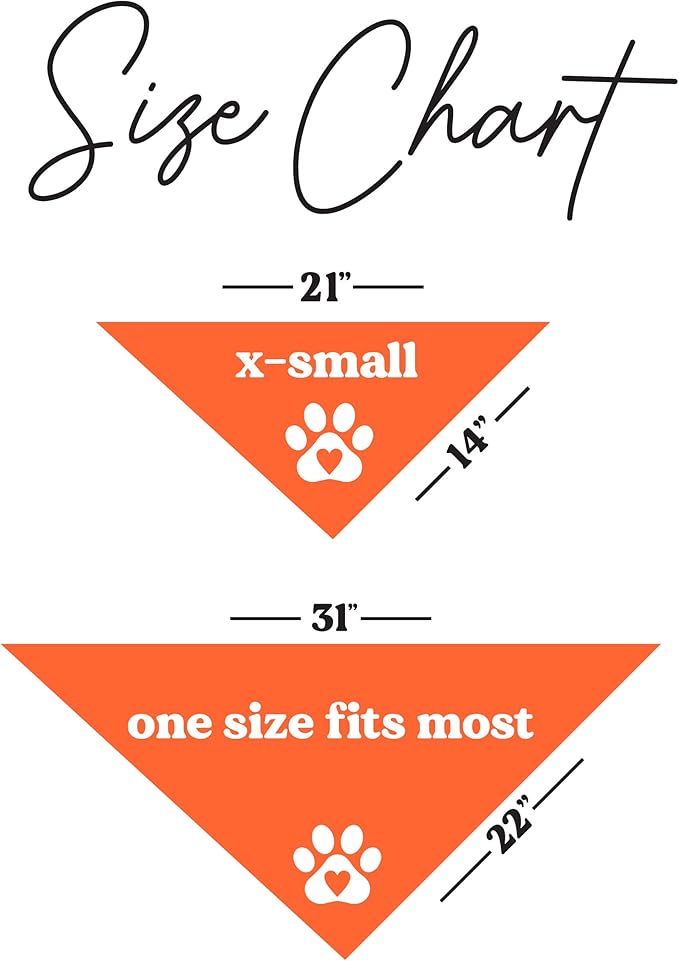 Do Not Pet Dog Bandana (Orange, OS 157)