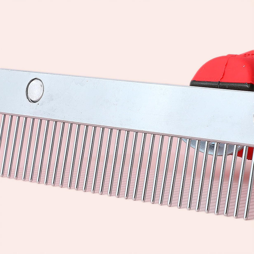 Pet Extra-Large Rake Comb Grooming Brush Deshedding Beauty Tool For Large Dogs Golden Retriever Husky German Shepherd