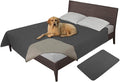 Easy-Going 100% Waterproof Dog Bed Cover, Non-Slip Pet Blanket for Furniture, Washable Couch Cover, Repleasement Sofa Cover (96x82 in, Dark Gray)
