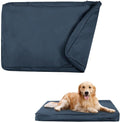 Waterproof Dog Bed Cover Replacement for 48 Inch Wire Crates, Heavy Duty Oxford Fabric Pet Bed Sleeve with Zipper, Washable & Durable Mattress Protector for Puppy, 46" L x 29" W x 4" H (Cover Only)