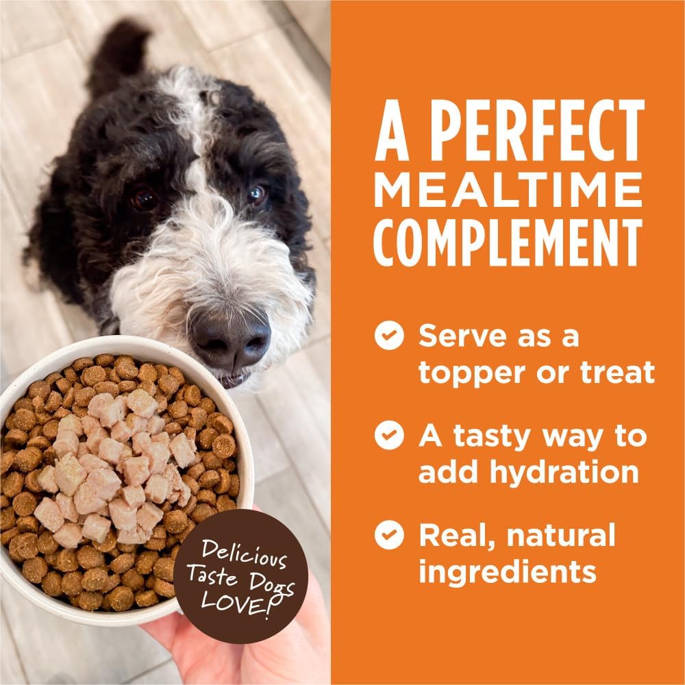 Instinct Healthy Cravings Natural Wet Dog Food Topper, Grain Free Recipe - Real Chicken, 3 oz. Pouches (Pack of 24)