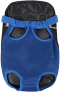 Leconpet Pet Carrier Backpack, Legs Out Adjustable Pet Front Cat Dog Carrier Backpack, Easy-Fit Dog Travel Backpack Carrier for Hiking Camping for Small Medium Puppies Cats (XL, Blue)