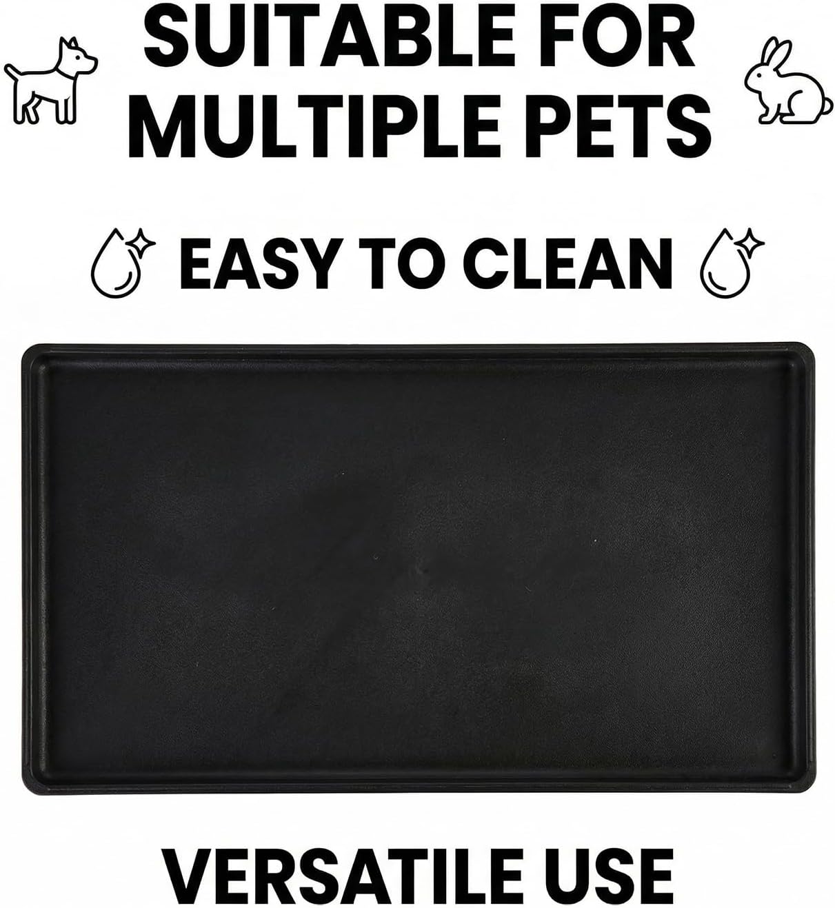 Replacement Tray for Dog Crate Pans Medium 30 Inch Plastic Bottom Pan for Pet Kennel Crate Liner Trays