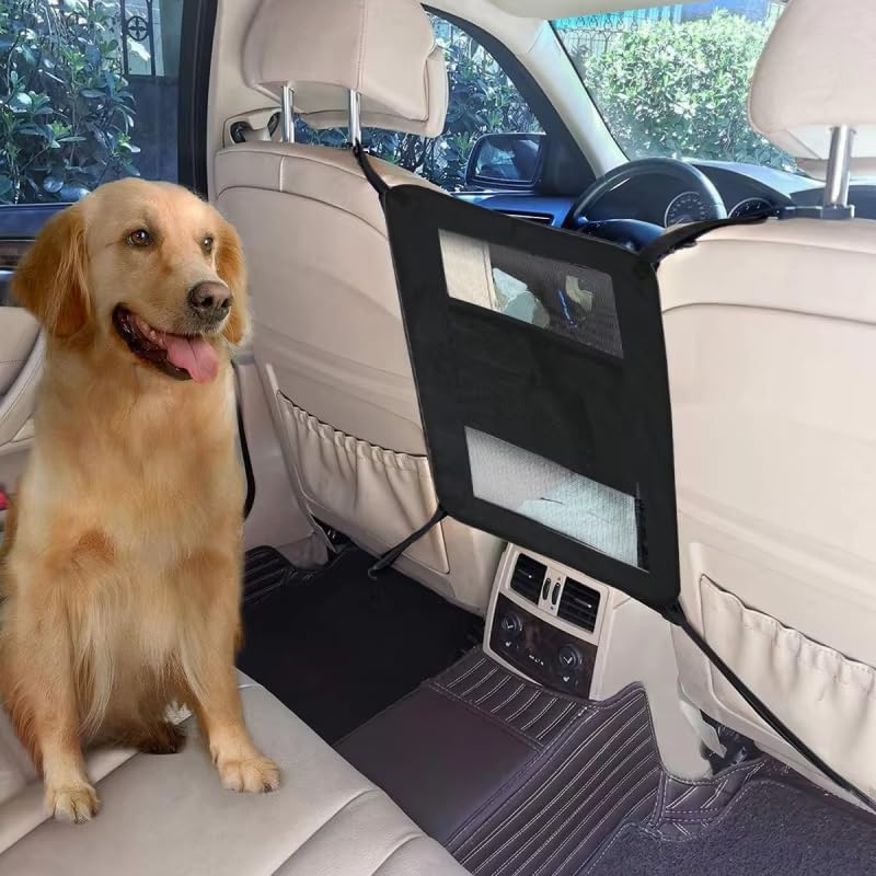Dog Car Barrier for Mercedes-Benz C-Class E-Class S-Class | Driving Protection.Scratch Resistant.Breathable Mesh.Easy Attachment.Simple Cleaning