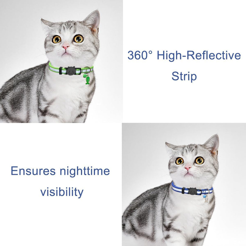 Yizepet Cat Collars, Breakaway Kitten Collar, Cute Kitty Collar in 4 Pack, Pet Supplies Accessories