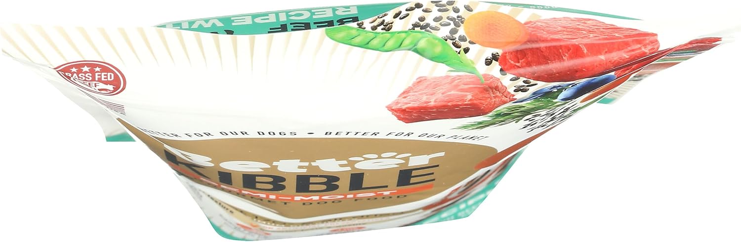 Because it's Better, Dog Food Semi Moist Prime Beef, 16 Ounce | Slow-baked and air-dried with real meat and veggies - a complete, balanced meal for all life stages
