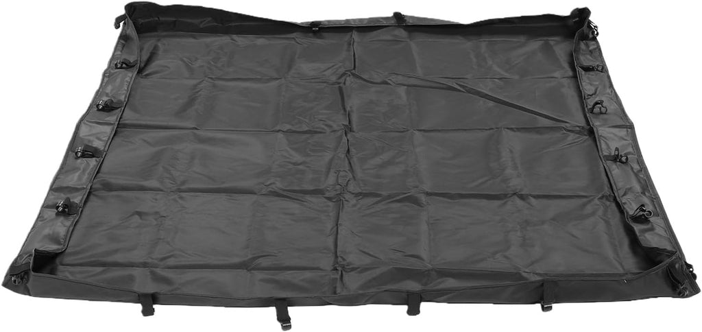 Dog Playpen Mat, 600D Oxford Fabric Bottom Pad, Thick Scratch Proof Floor Cover, Black Playpen Liner for Puppies and Small Animals Indoor Use (4 Sided)