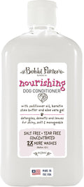 Bobbi Panter Nourishing Dog Conditioner Safflower Oil, Keratin, Shea Butter & Aloe Vera – Detangling Natural Formula for Soft, Smooth & Manageable Coat, 10:1 Concentrate, Made in USA, 14 oz