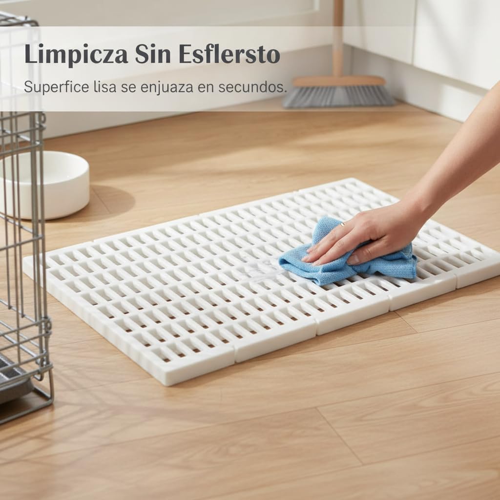 Pet Cooling Pad Cage Mat, Bite Resistant Dog Cooling Mat for All Seasons, for Kennels, Connectable, 67cm x 52cm