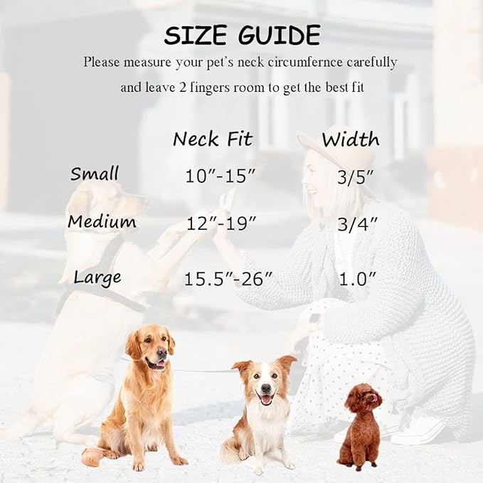 Soft Cotton Dog Collar with Metal Buckle Adjustable Heavy Duty Comfy Corduroy Collars for Small Medium Large Dogs,Black,Small