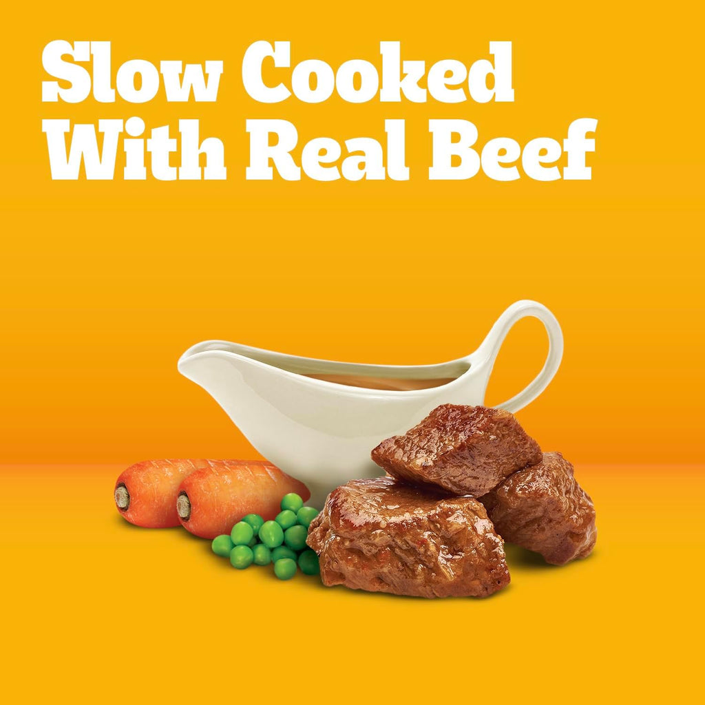 Pedigree Choice Cuts Wet Dog Food, Beef & Country Stew, 13.2 oz, 12 Count | Beef & Country Stew flavors, 100% complete & balanced, supports lean muscles, 50%+ water for hydration, made with real beef