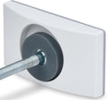 Wall Nanny - Baby Gate Wall Protector (Made in USA) Protects Walls and Doorways from Pet Gates - for Pressure Mounted Indoor Safety Baby Gates - White