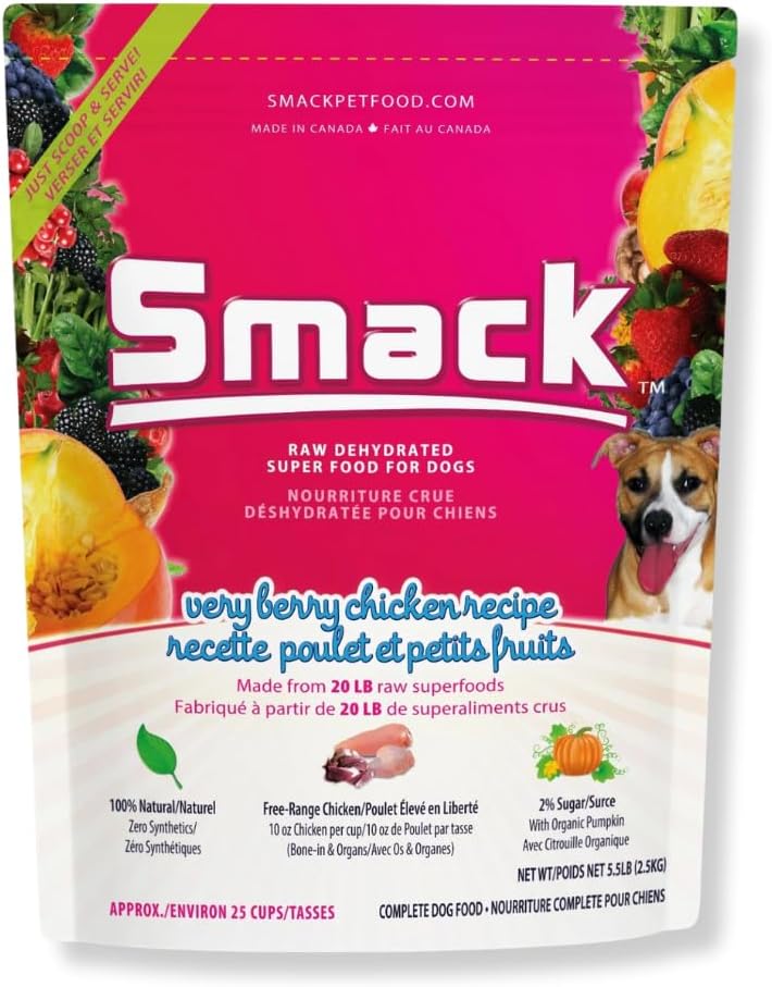 Berry Chicken Dog Food by Smack