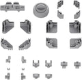 Gray Assembly Parts for FLARUZIY Dog Crate (Crate Not Included)