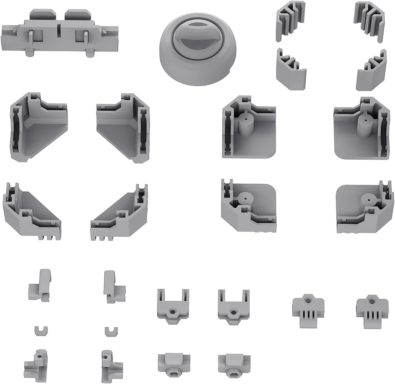 Gray Assembly Parts for FLARUZIY Dog Crate (Crate Not Included)